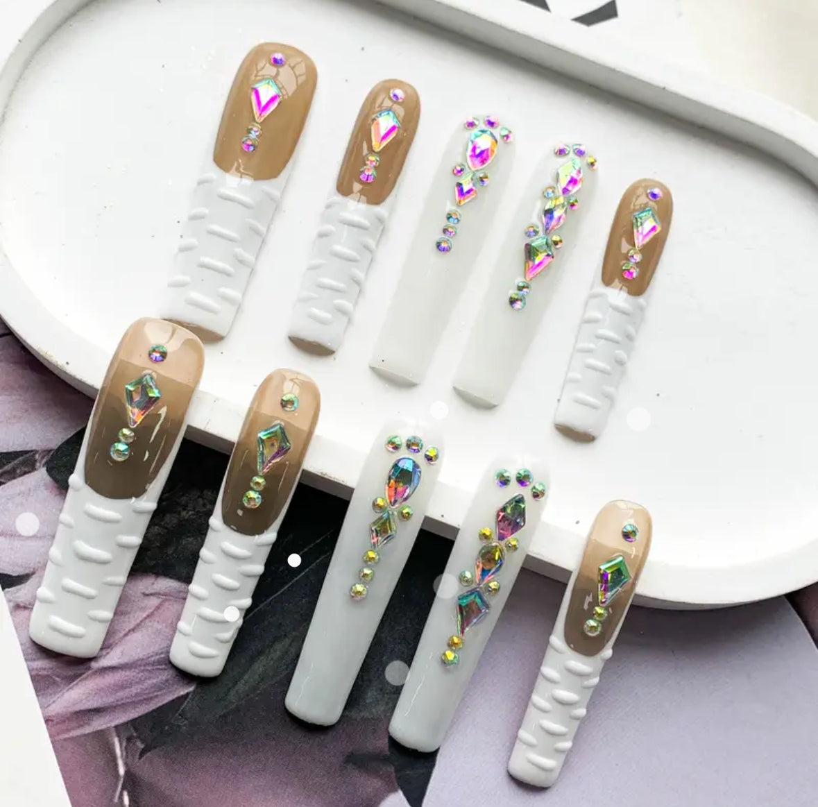 Luminous Aura Nails