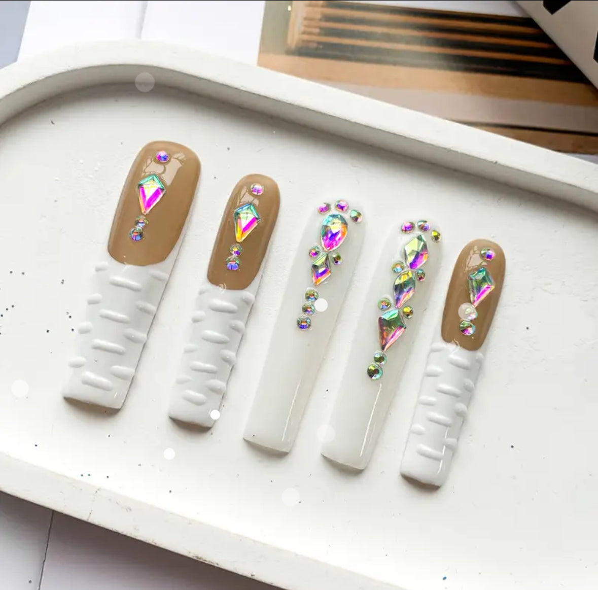 Luminous Aura Nails