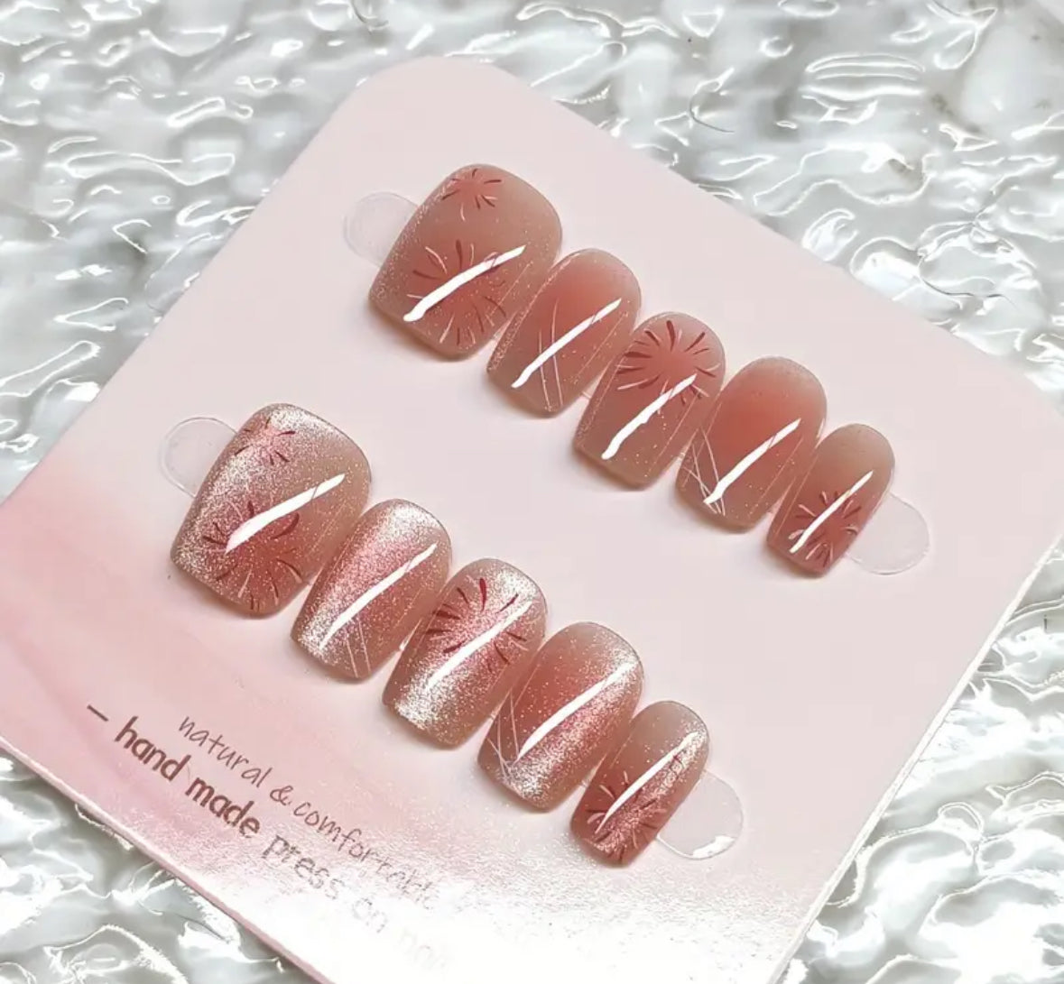 Firework Flair – Short Oval Set (10pcs)